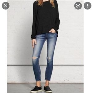 Rag & bone zipper Capri 28